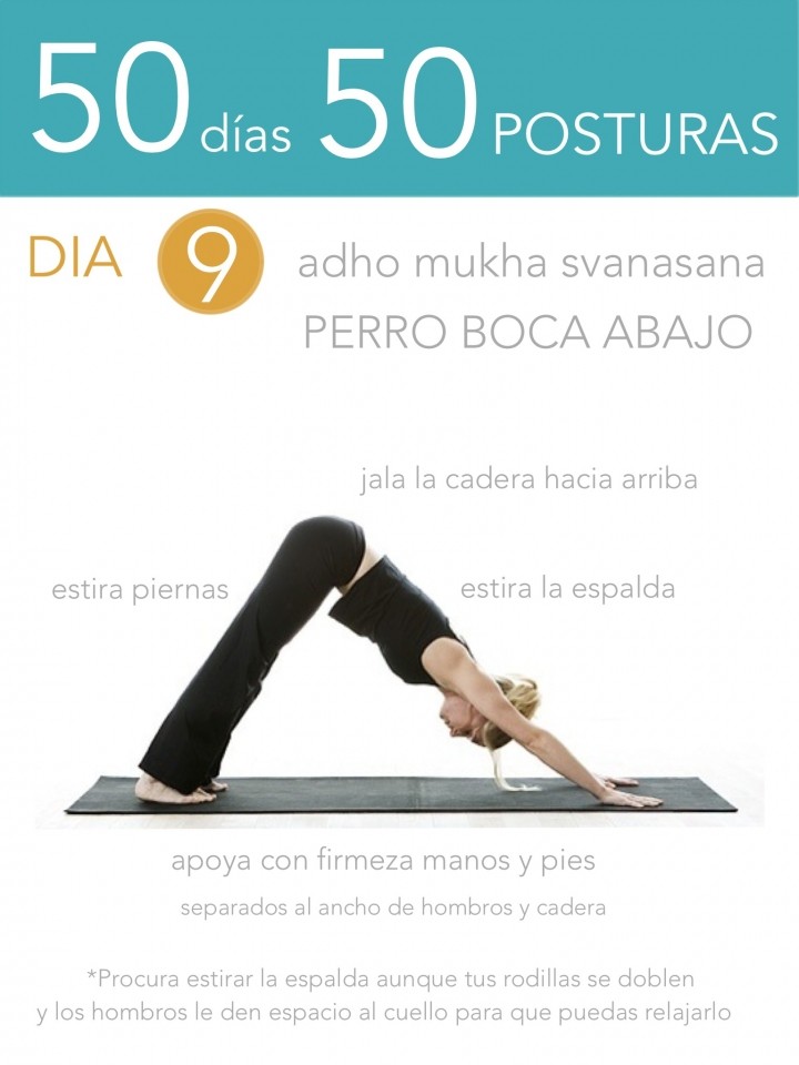 50 días 50 posturas. Día 9. Perro boca abajo